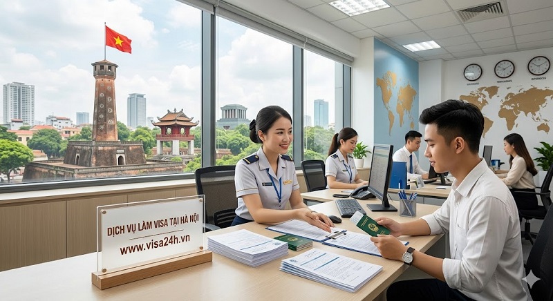 dịch vụ làm visa 24h tại Hà Nội