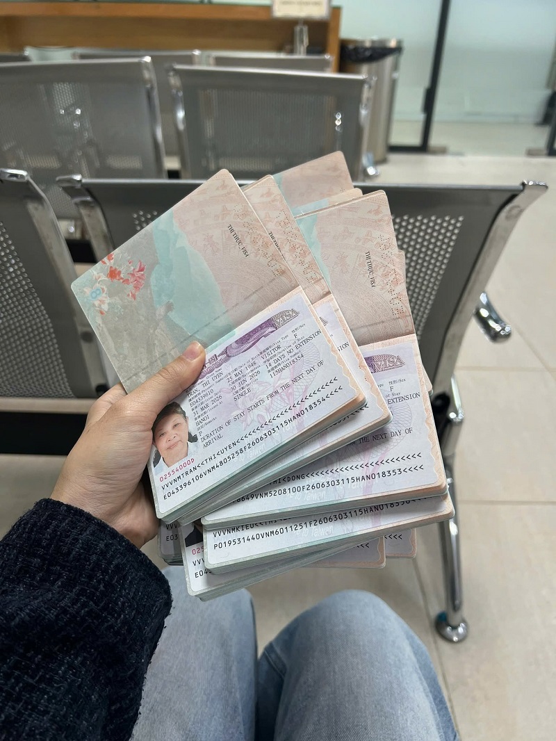 Kết quả visa Đài Loan thành công
