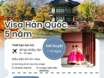 Điều kiện xin visa Hàn Quốc nhiều lần (Multiple-entry)