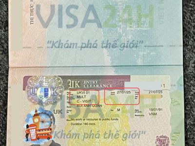 Hướng dẫn thủ tục xin visa công tác Anh