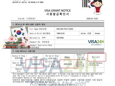 Du khách Việt có thể xin visa Hàn Quốc 10 năm từ tháng 4/2026