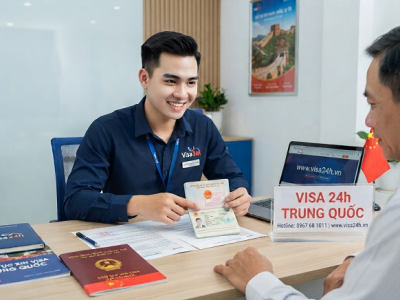 Visa 24h Trung Quốc visa quá cảnh (loại G)
