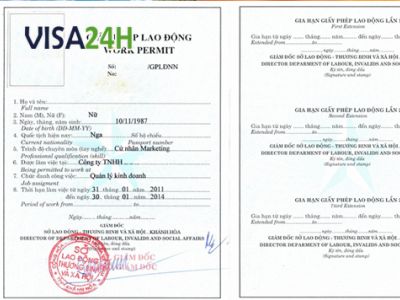 Dịch Vụ Làm Giấy Phép Lao Động Work permit