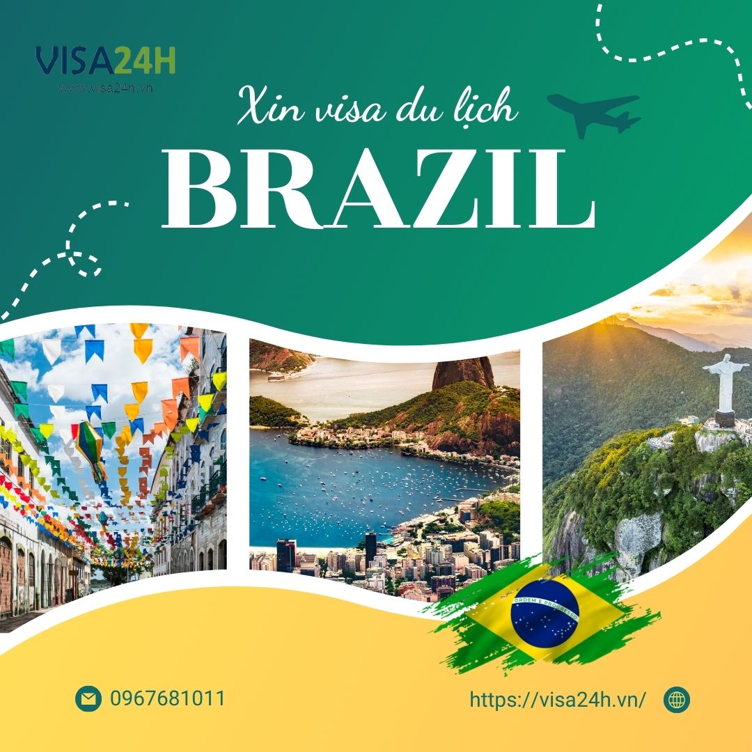 Hướng dẫn xin visa Brazil du lịch tự túc