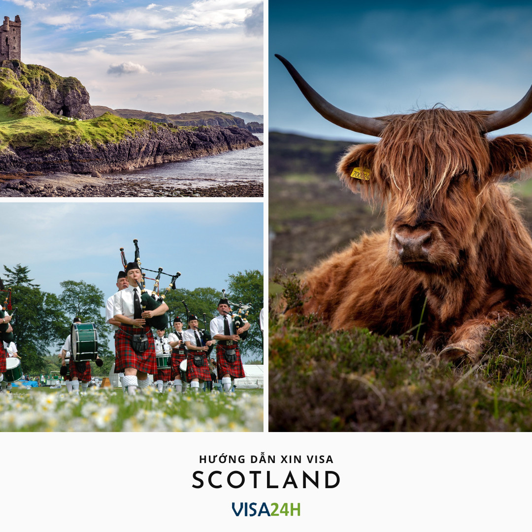 Hướng dẫn thủ tục xin visa Scotland du lịch tự túc 
